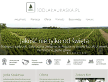 Tablet Screenshot of jodlakaukaska.pl